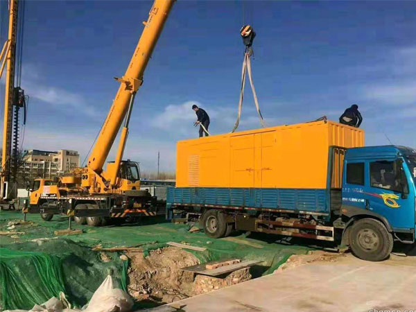 商丘万科工程建设租赁一台大型静音发电